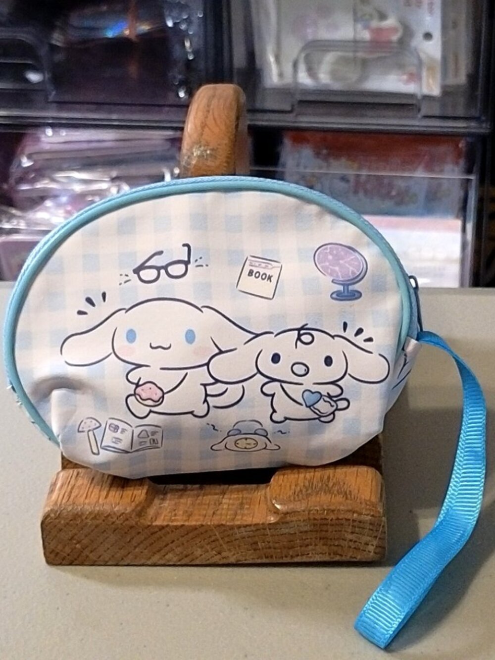 2760 Cinnamoroll Mini Accessory Pouch • 3.5x5" • PU Leather • Kawaii